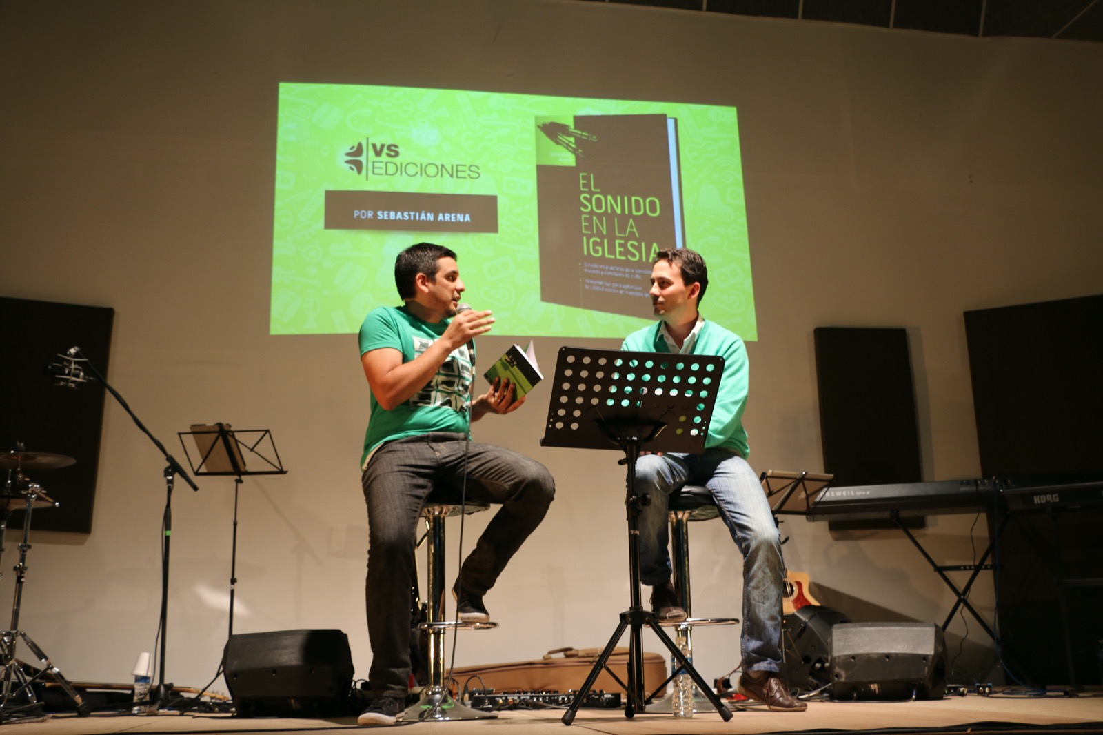 Presentación de El sonido en la iglesia, con Sebastián Arena