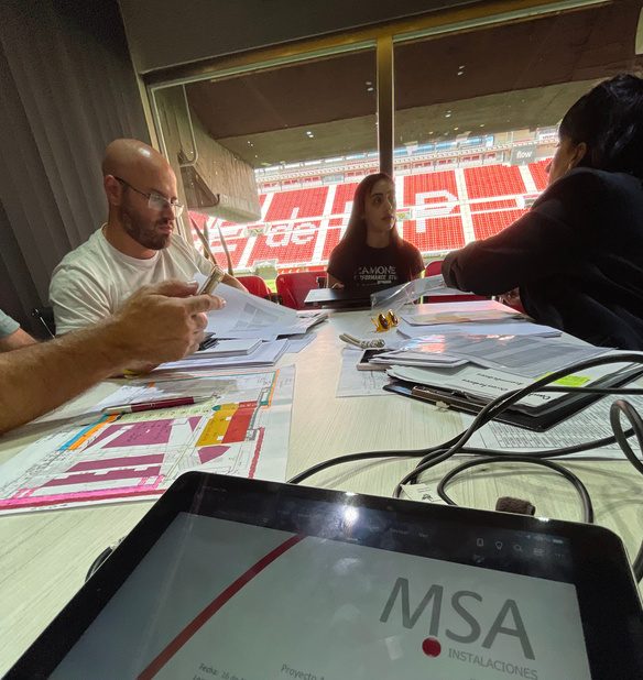 Reunión de proyecto MSA Instalaciones